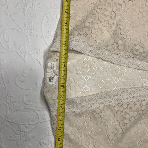 Vintage, Little House Creation, XL, Ivory/Cream, Lace, Coverlet/Jacket - Picture 4 of 7